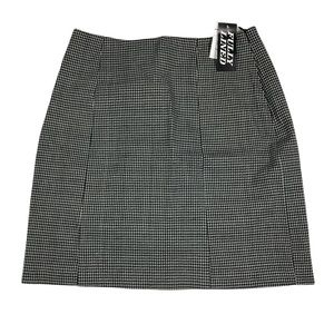 Vintage Mixit Black Checked Skirt size 14
